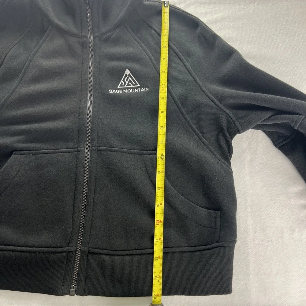 Lululemon Scuba Oversized Full Zip‎ Hoodie Size XS/S Blk Jacket Sage Mountain F9